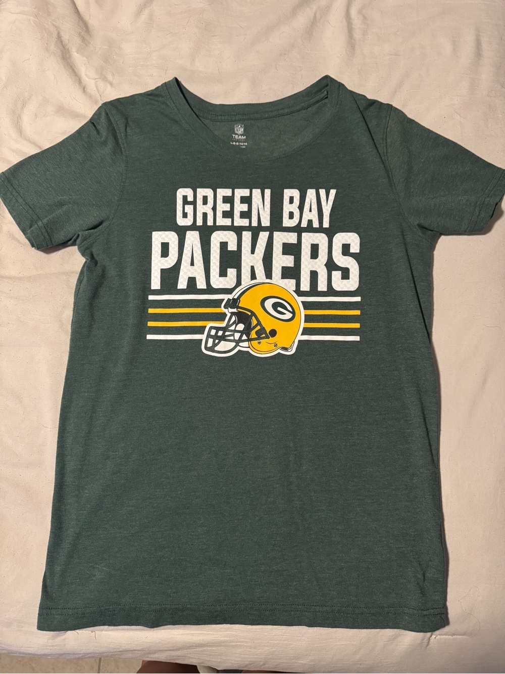 Green Bay Packers Graphic Tee - Forest Green with Yellow & White